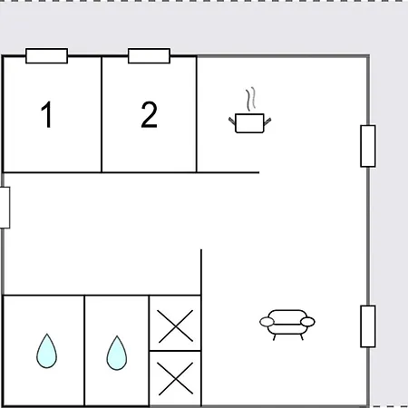 Lejlighed Awesome In Cagnes-sur-Mer